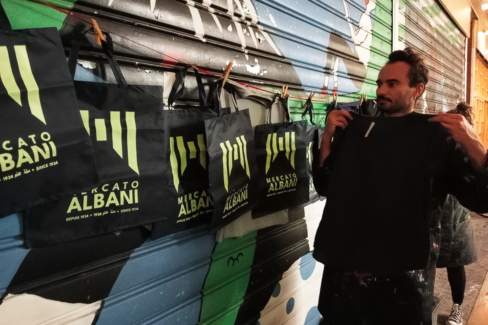 Merchandising per il Mercato Albani